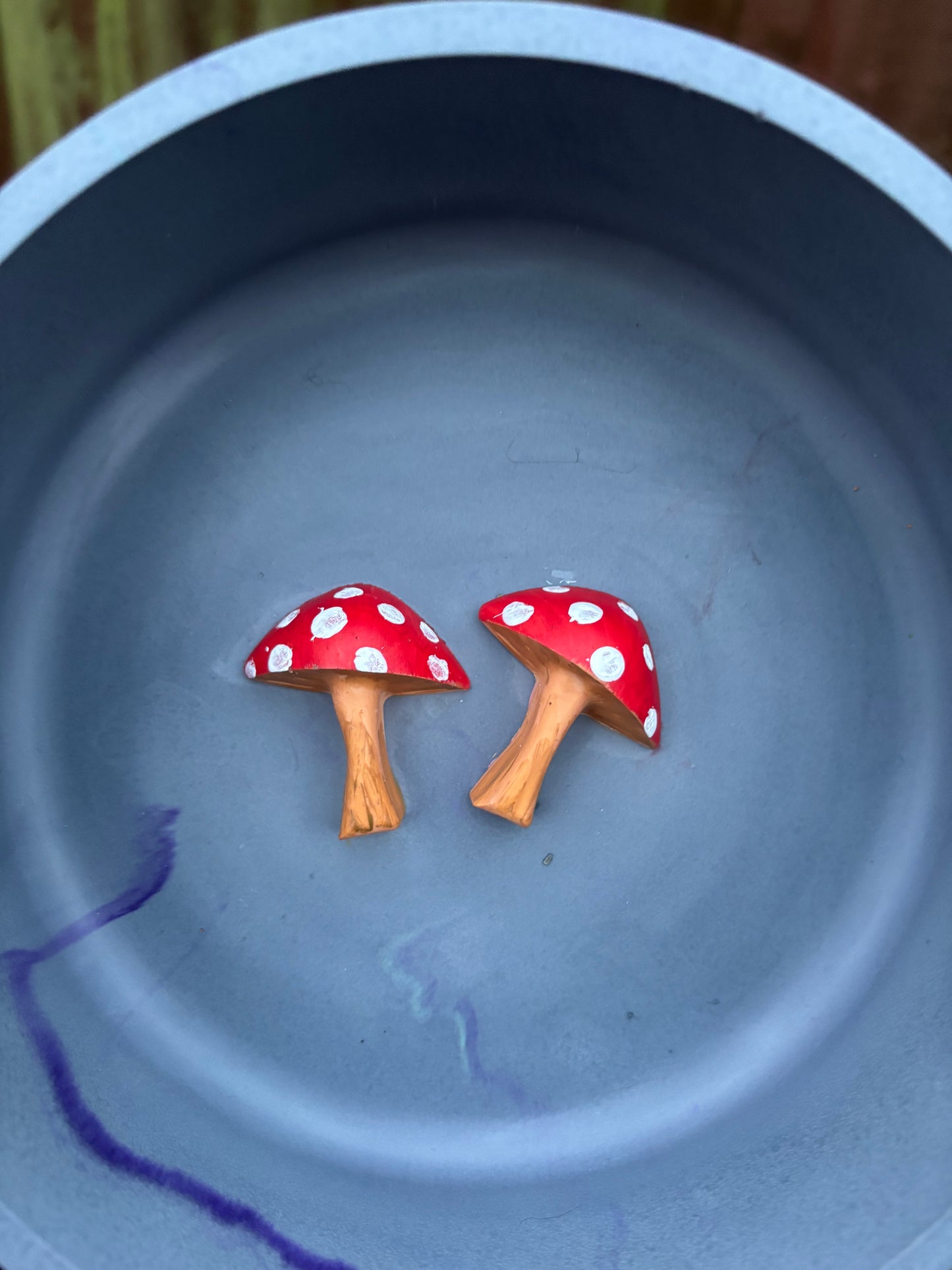 Large 3D Mushroom Dish/Decorative Bowl